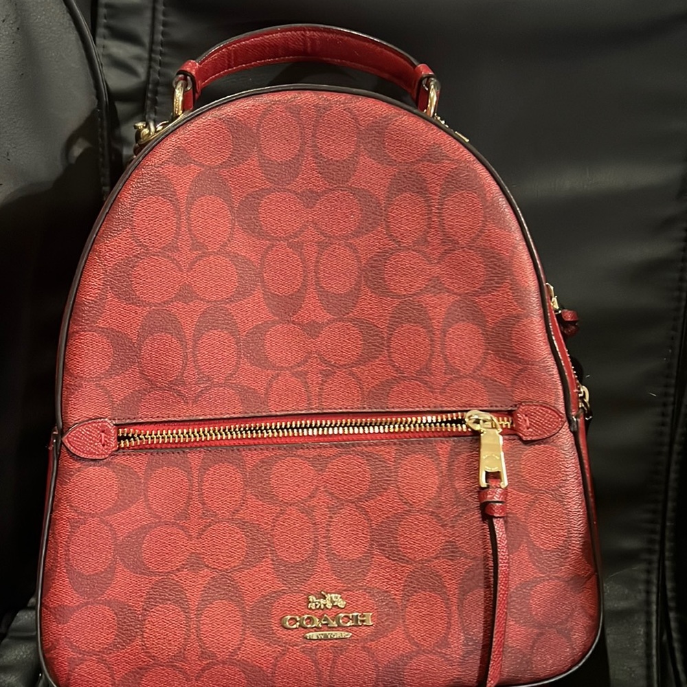Coach, backpack and keychain set